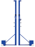宇生富（USEFUL） 8002 可升降移动气排球网柱 带配重 羽毛球和气排球两用