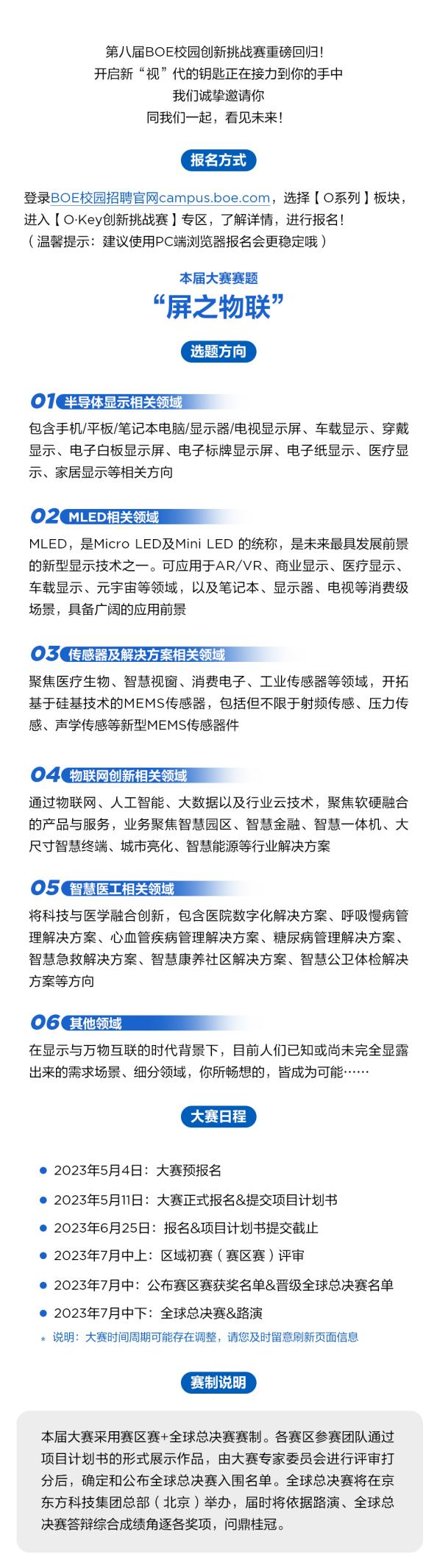 看见未来 | 2023 BOE校园创新挑战赛 正式启动！