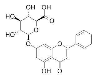 白杨素-7-葡萄糖醛酸苷,白杨素-7-葡萄糖醛酸苷标准品对照品