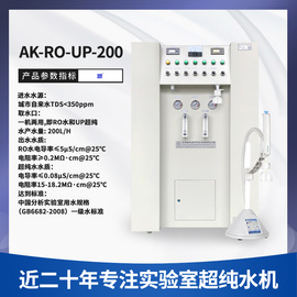 艾柯源头厂家大厂制造直营实验室超纯水机200L/H 超纯水机 纯水仪