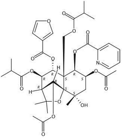 1β-Picolinoyloxy-2β,6α-diacetoxy-8β,13-diisobutanoyloxy-9α-furanoyloxy-4α-hydroxy-β-dihydroagarofuran 1403757-09-4
