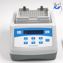 南京互川迷你金属浴干式恒温器制冷型金属浴高温160度双区控温热盖加热器EP管试管