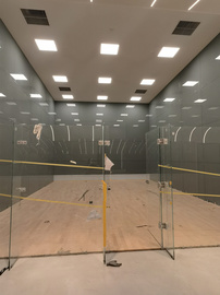 地拓体育品牌    全玻璃壁球馆建造  壁球馆12mm玻璃  品质保证  安全可靠