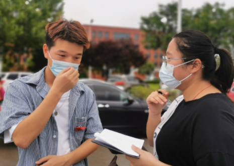 淮北師范大學濱湖校區：2021級新生報到工作有序進行