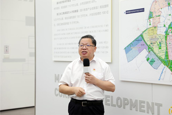 嘉興南湖學院黨委書記盛付祥一行赴浙江長三角高層次人才創新園（嘉興智慧產業創新園）考察