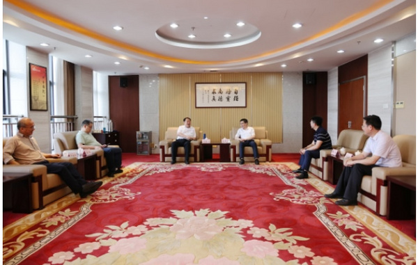 浙江水利水電學院黨委書記錢天國會見同濟大學副校長石振明一行