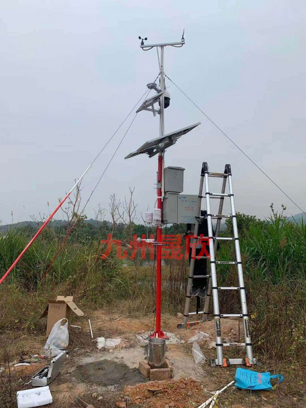 北京九州江西撫州濕地監測站安裝驗收完畢
