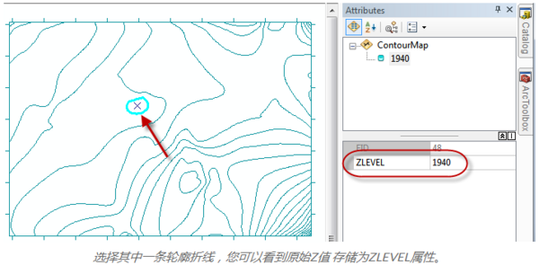 如何将轮廓图从Surfer软件中提取并导入ArcMap