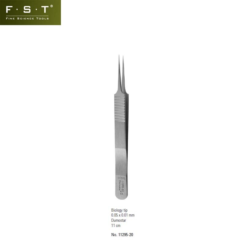 FST精細5CO鑷子11295-20 FST動物實驗室解剖鑷