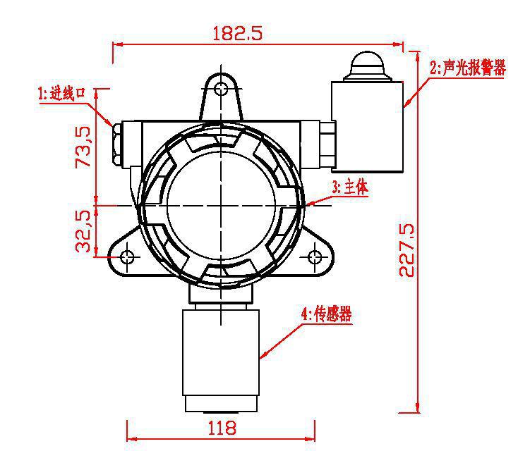 MIC-500-LPG固定式液化气泄漏检测仪