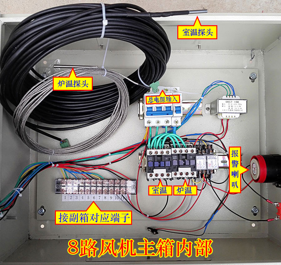 养殖多路温控箱生产 环境控制器厂家 标准化鸡舍风机控制器 养鸡温控器